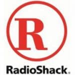 RadioShack logo with stylized R above company name.