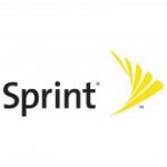 Sprint wordmark with stylized fan-shaped graphic.