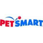 PetSmart logo with ball arcing over the S.