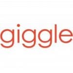 Lowercase bold letters spelling "giggle.