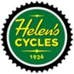 Helens Cycles logo with gear border and 1936 at bottom.