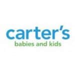 Carter’s logo with babies and kids tagline.