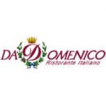 Da Domenico Ristorante Italiano logo with crown and laurel wreath.