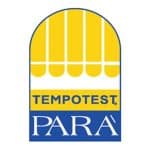 TEMPOTEST and PARÀ logo with striped awning above text.