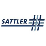 Sattler logo with woven intersecting bands design.