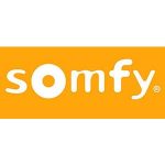 Somfy logo with lowercase text.