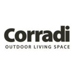 Corradi logo with "OUTDOOR LIVING SPACE" below brand name.