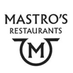Mastros Restaurants logo with stylized M in a circle.