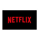 Netflix logo with bold letters.